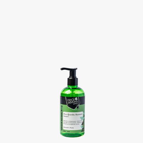 shampoing vert dans flacon rond en plastique avec pompe